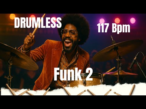🔥 Drumless Track – 1970s American Funk Soul Disco | 119 BPM No Click | Upbeat Instrumental