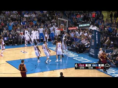 Kevin Durant Highlights Cavaliers vs. Thunder 12.11.2014 - 19 Pts, 5 Ast, 2 Blk
