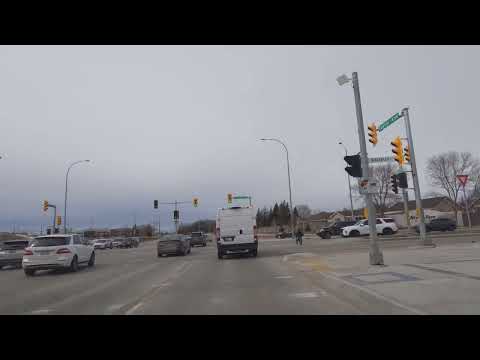 Driving tour • Grant Ave | Winnipeg • Canada #4K