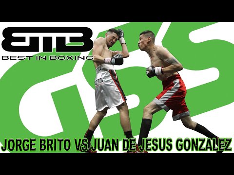 Best in Boxing Jorge Brito vs Juan De Jesus Angulo Gonzalez Fight