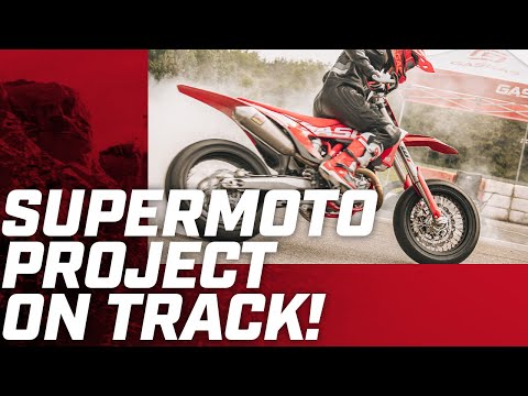 Supermoto project bike - on track!