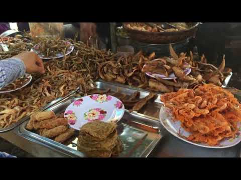 Asian Street Food 2018 - Wonderful Street Food At Oudong - Cambodian Food Video