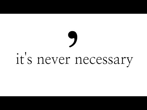 You Don't Need an Oxford Comma