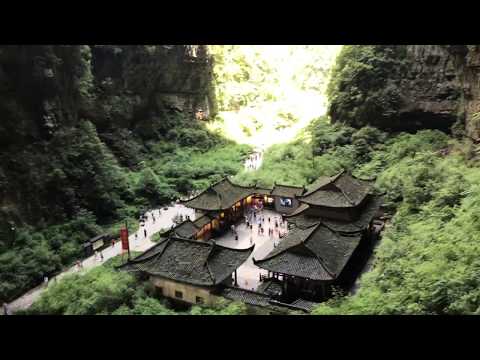 Três pontes naturais Chongqing, China | Vlog de viagem | Junho de 2018