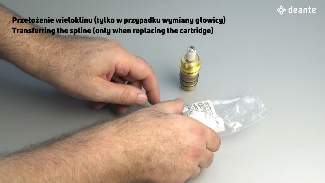 Wymiana głowicy termostatycznej w baterii (głowica wkręcana w korpus)