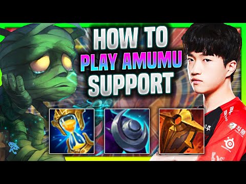 LEARN HOW TO PLAY AMUMU SUPPORT LIKE A PRO -T1 Keria Plays Amumu Support vs Tahm Kench! |Season 2022