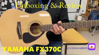 Video thumbnail for Checking out the YAMAHA FX370C A/E Guitar by ICO MEDIA