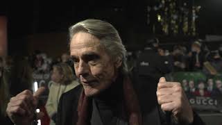 Jeremy Irons Interviews at the HOUSE OF GUCCI Premiere video