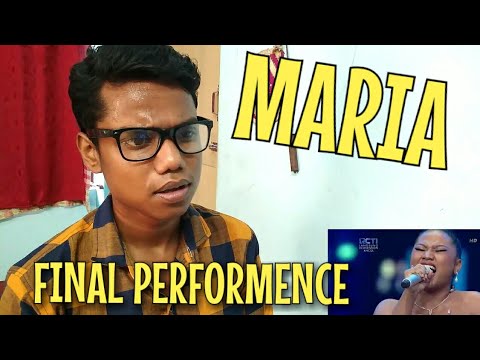 Indian Reacting To:Maria membawakan lagu Listen untuk Mavers! - Grand Final - Indonesian Idol 2018