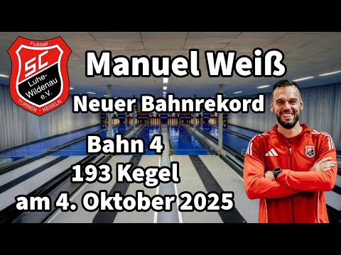 193 Kegel – Manuel Weiß (SC Luhe-Wildenau) | 2. Bundesliga Mitte Männer | Kegeln Classic 2025/2026