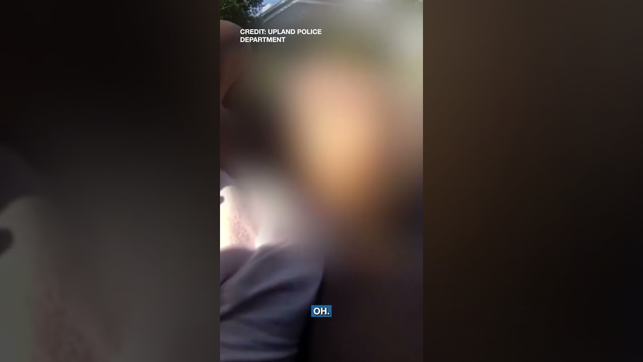 Dramatic video shows officers saving choking baby's life