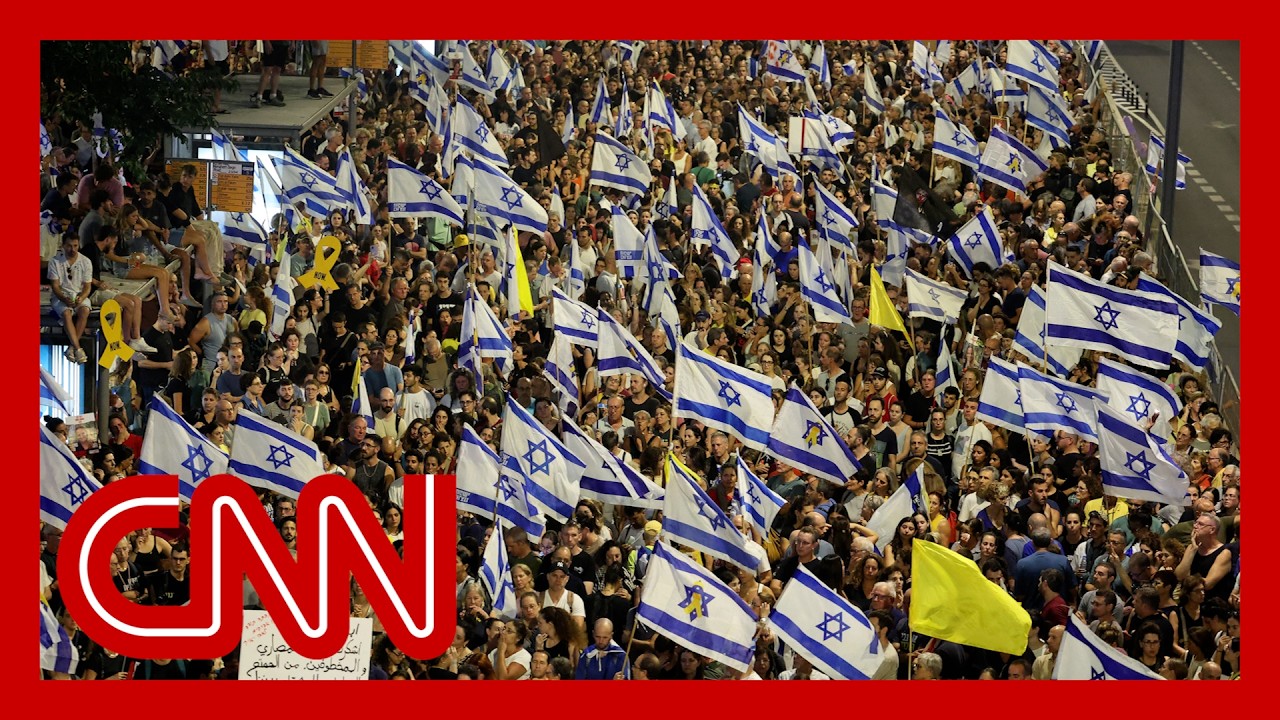 Huge protests break out in Israel after bodies of 6 slain hostages recovered