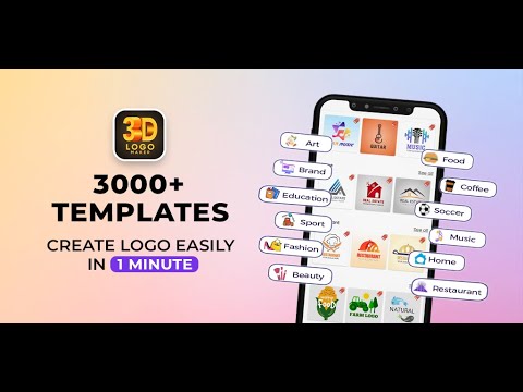 3D Logo Maker and Logo Creator Video