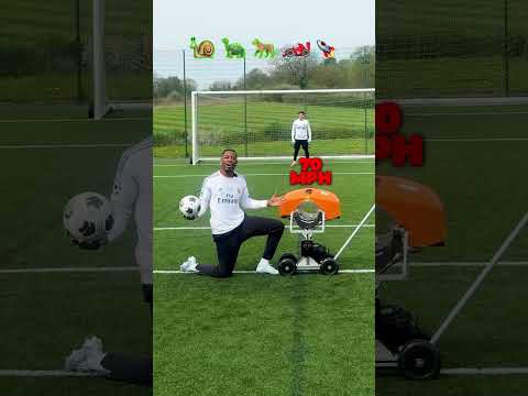 Goalkeeper vs 100MPH🚀⚽️