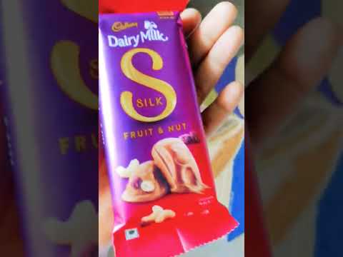 #Dairy milk silk chocolate 🤤😋 🍫 Dry fruits # inboxing  # chocolate lovers 🍫🤤 #