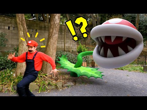 Super Mario goes to Tokyo in REAL LIFE