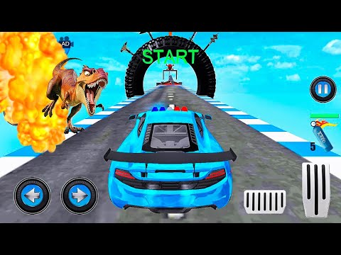 ✅Impossible Police Car Stunts GT Ramp - NEW Car Racing Stunts 3D - Android Gameplay #20