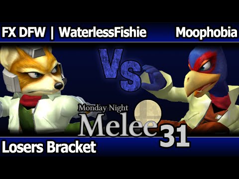 MNM 31 Melee - FX DFW | WaterlessFishie (Fox) vs  Moophobia (Falco) - Losers Bracket
