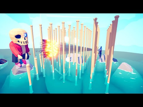 *NEW* SANS! vs EVERY DUO GODS ☠️☠️☠️ | Totally Accurate Battle Simulator TABS