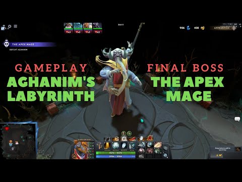 Dota 2 Aghanim's Labyrinth Gameplay | Final Boss | The Apex Mage | Summer Event|TI10 Battlepass 2020