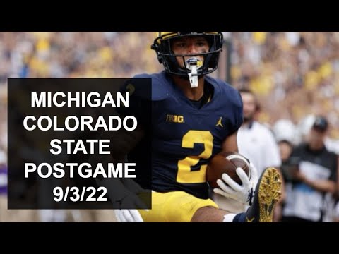 Michigan/Colorado State Postgame