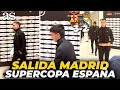 CARAS LARGAS En La SALIDA Del REAL MADRID Tras Perder La FINAL De La SUPERCOPA ESPAÑA