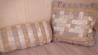 Как сшить плетенку из ткани