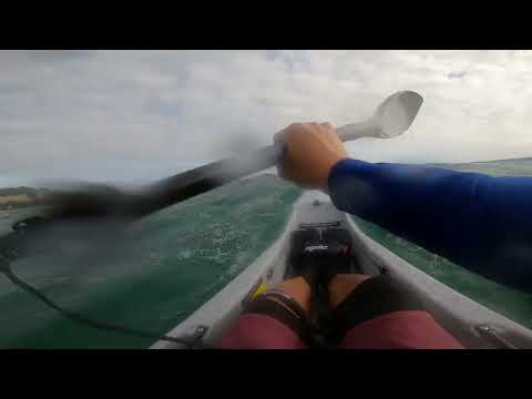 Choppy sea - V7 Epic surf ski