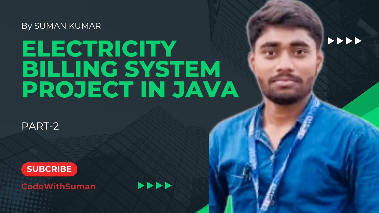 Electricity Billing System Project In Java Part-2