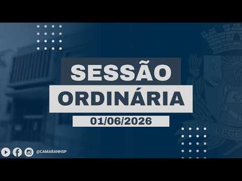 Sessão Ordinária 01/06/26