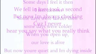 Kristinia DeBarge - Speak Up Lyrics