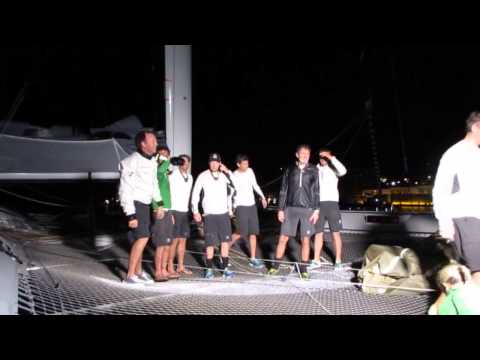 Rolex Middle Sea Race 2015, ' Phaedo3' First boat in