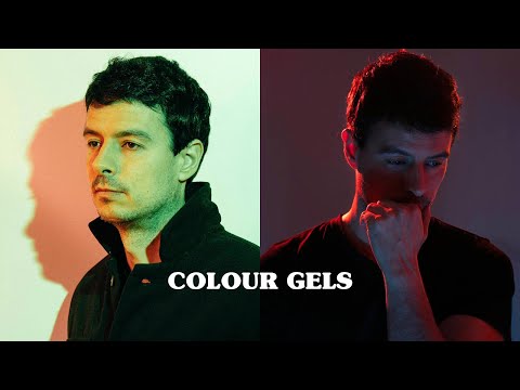 Self Portrait Photography with Colour Gels - Low Budget & Small Space - GODOX V850II