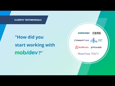 Hear directly from MobiDev clients about what drew them to work with us.