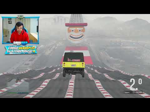 MEGA RAMPA IMPOSIBLE NIVEL NAVIDAD!! - GTA V ONLINE