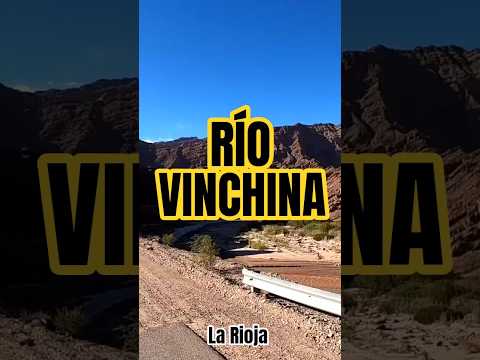 Conocemos el RÍO VINCHINA, La Rioja #shorts #fyp #argentina #travel