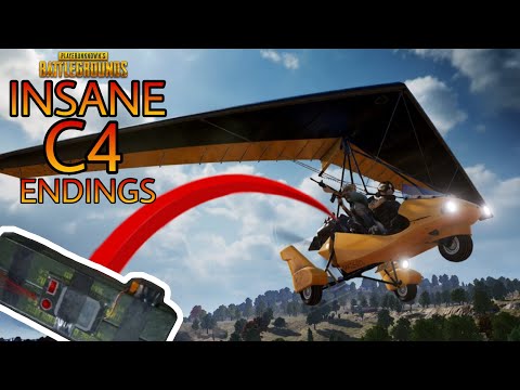 INSANE PUBG C4 ENDINGS!