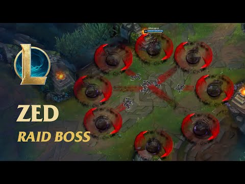 RAID BOSS ZED. Can you survive this?  |  League of Legend game mode concept