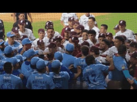 Tomateros vs. Charros: Wild Brawl Erupts After Hit-By-Pitch!