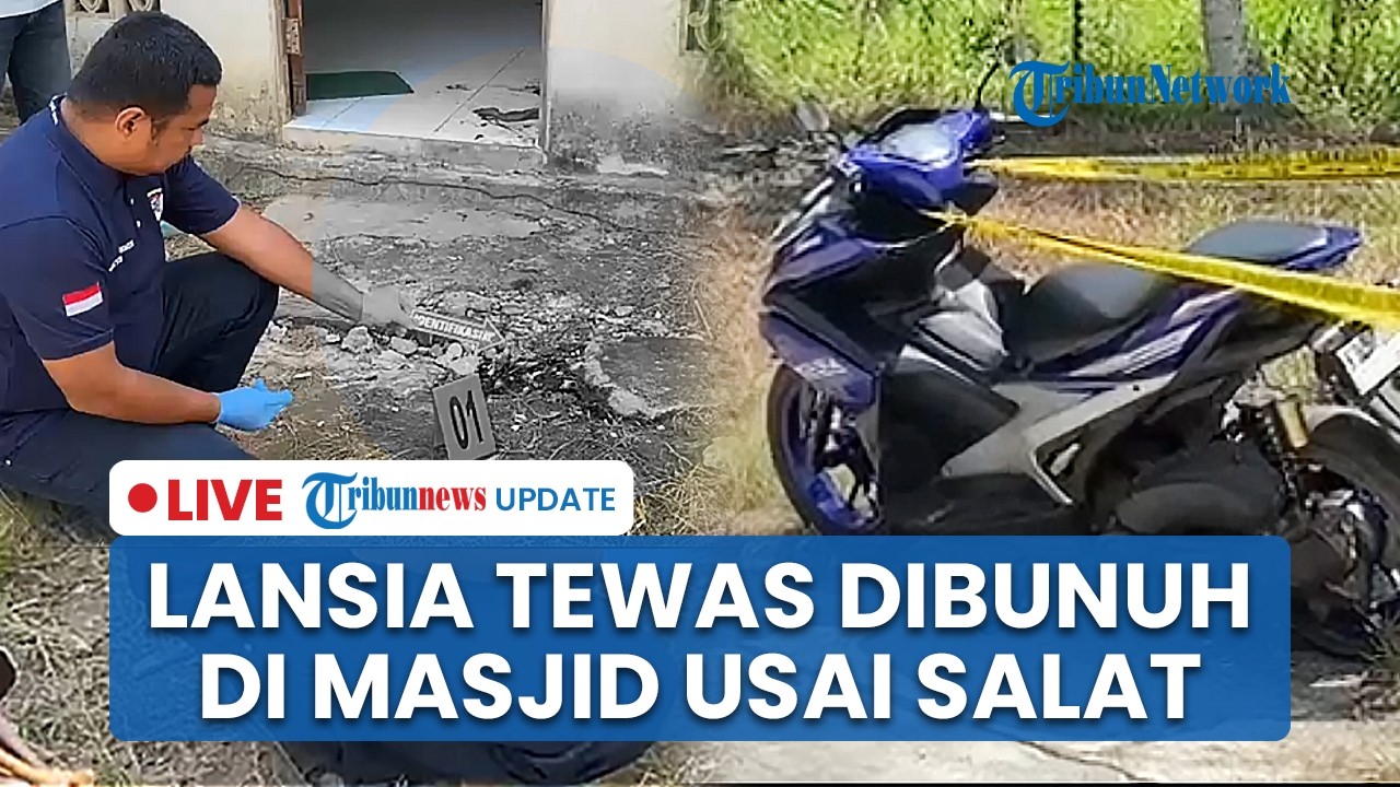 LIVE: Pria di Bengkayang Tewas Berdarah Ditikam Samurai di Masjid usai Salat Subuh, Pelaku Dibekuk