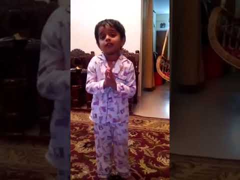 Sathvik shloka chanting at age 3 yrs