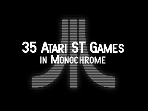 35 Monochrome Games for the Atari ST