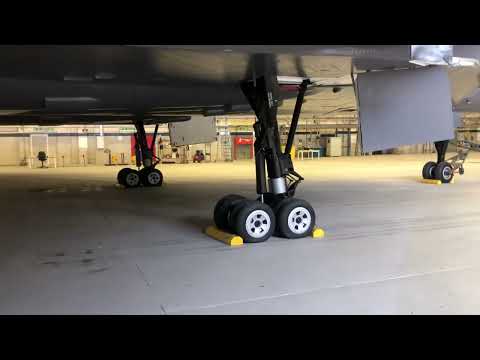 Final QA walk around of Vulcan XM607 after repainting