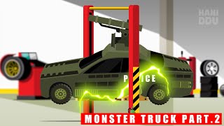 Monster Truck Part.2 | Police Car Transformation | Car toys play | Tomica, Hotwheel, Playmobil