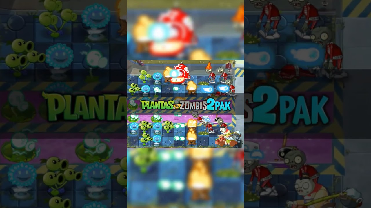 PvZ 2 PAK Far Future | New Plants, Zombies & Maps With Glowing Graphics #shorts