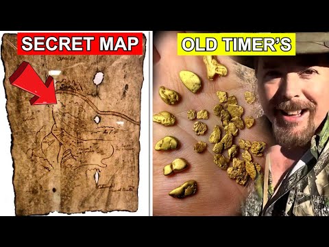 "Following an Old Timer's SECRET MAP to Hidden Desert Gold"
