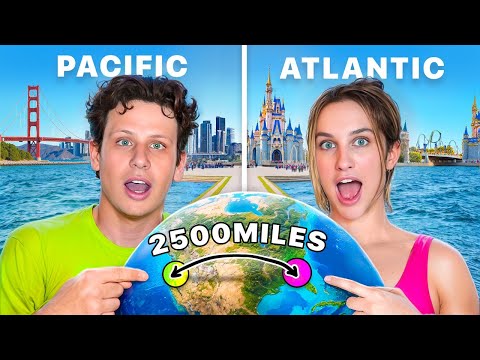 First to Touch Both Oceans WINS...