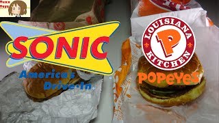 BY REQUEST: Popyes chicken sandwich VS Sonic Chicken sandwich? Whats best?