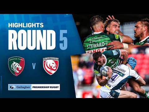 Leicester v Gloucester - HIGHLIGHTS | Llewellyn Claims Hat-Trick! | Gallagher Premiership 2024/25
