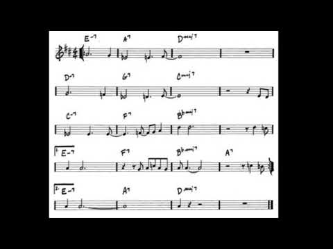 Tune Up (Miles Davis) - Backing Track (Moderate Tempo)